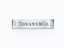 TIFFANY & CO. バンドリング ダイヤモンド プラチナ 4MM